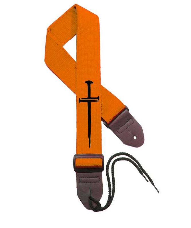 Orange Strap / Black Cross