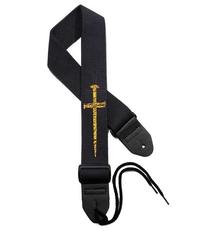 Black Strap / Gold Cross
