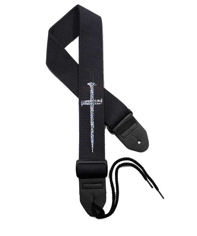 Black Strap / Silver Cross