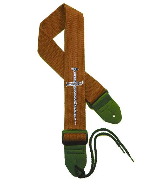 Chocolate Brown Strap / Silver Cross
