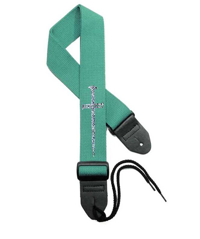 Kelly Green Strap / Silver Cross