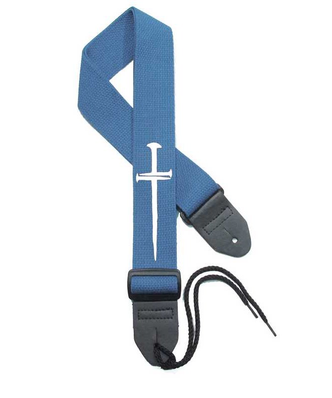 Cerulean Blue Strap / White Cross