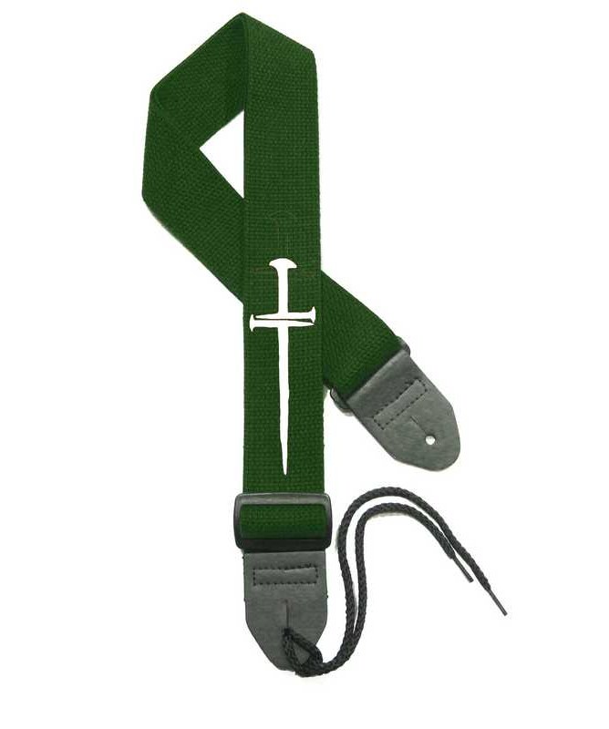 Forest Green Strap / White Cross