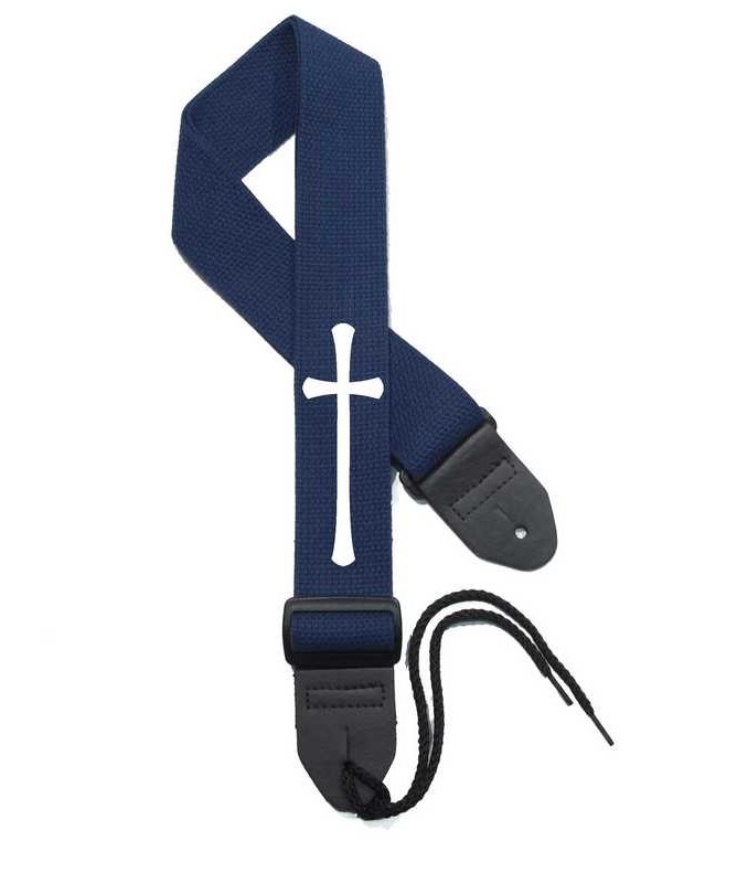 Navy Strap / White Cross