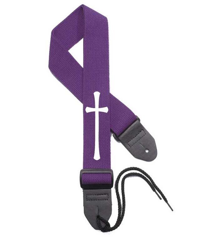 Purple Strap / White Cross