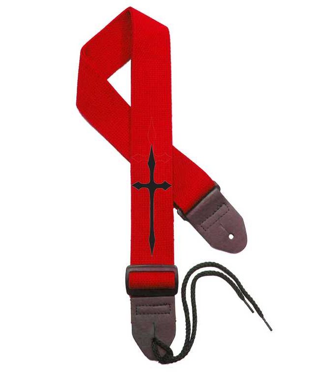 Red Strap / Black Cross
