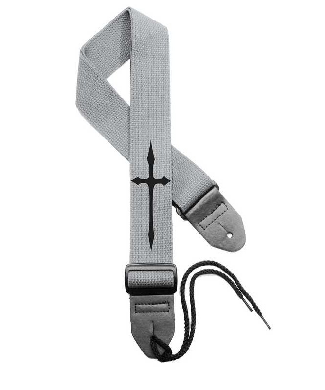 Silver Strap / Black Cross