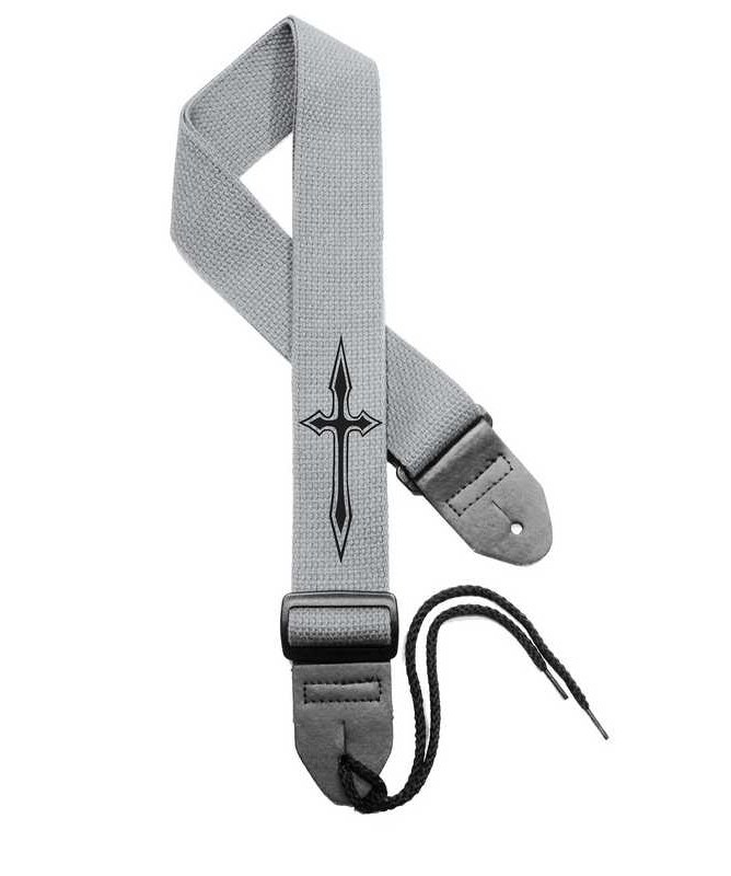 Silver Strap / Black Cross