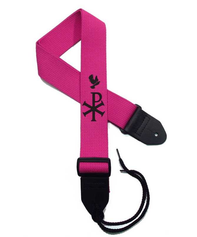 Fuchsia Strap / Black Cross