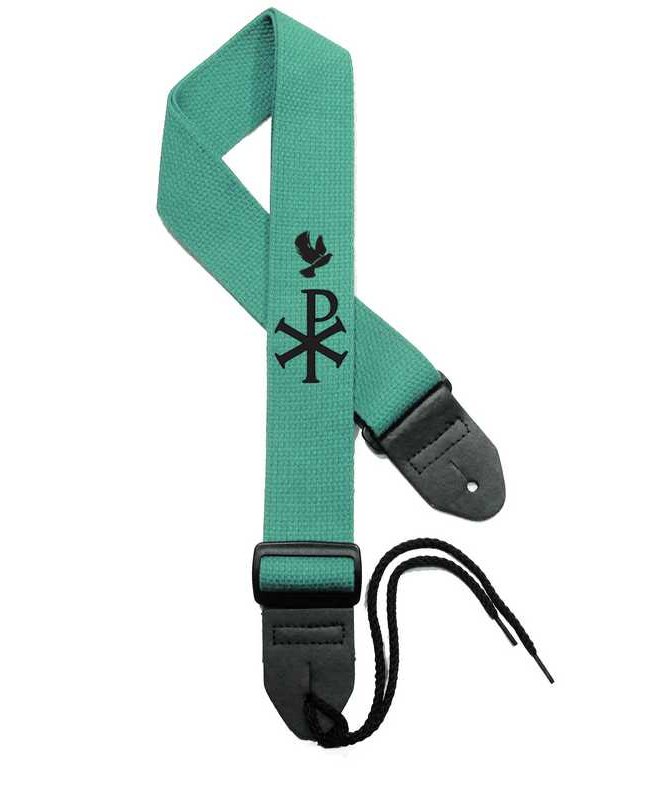 Kelly Green Strap / Black Cross