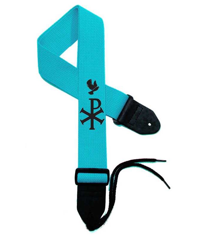 Turquoise Strap / Black Cross
