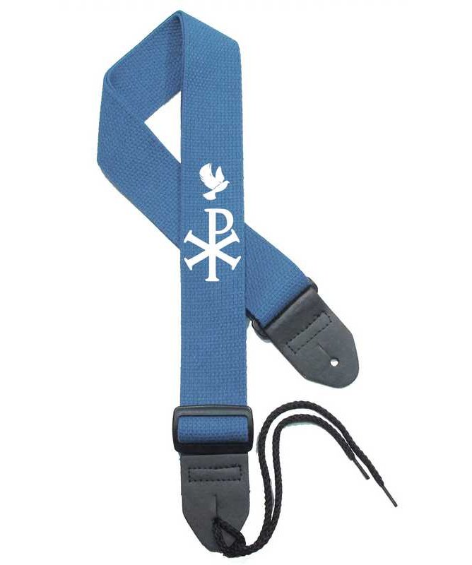 Cerulean Blue Strap / White Cross