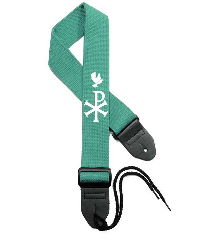 Kelly Green Strap / White Cross