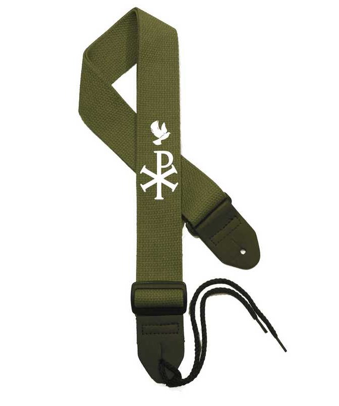 Olive Strap / White Cross