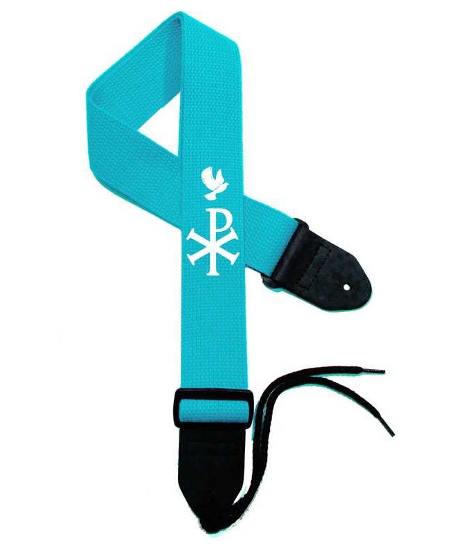 Turquoise Strap / White Cross