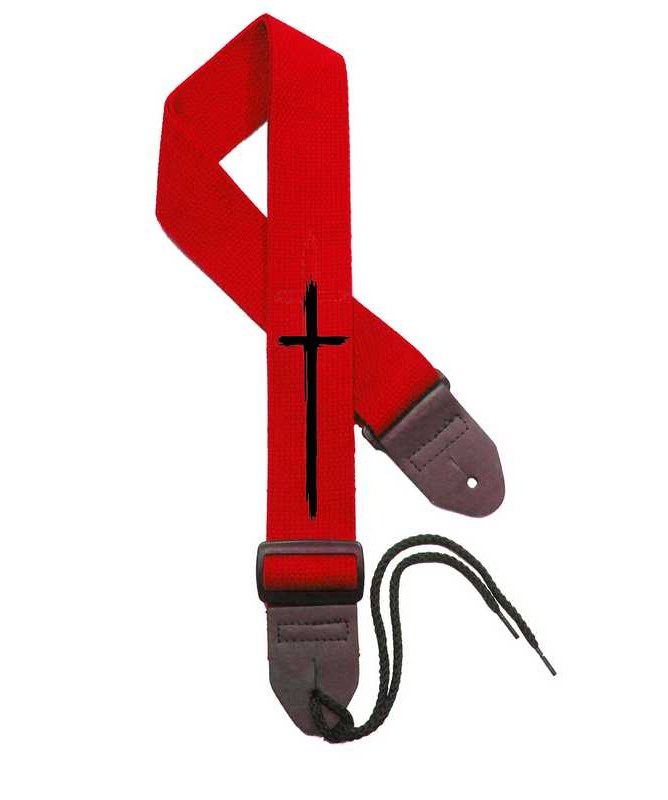 Red Strap / Black Cross