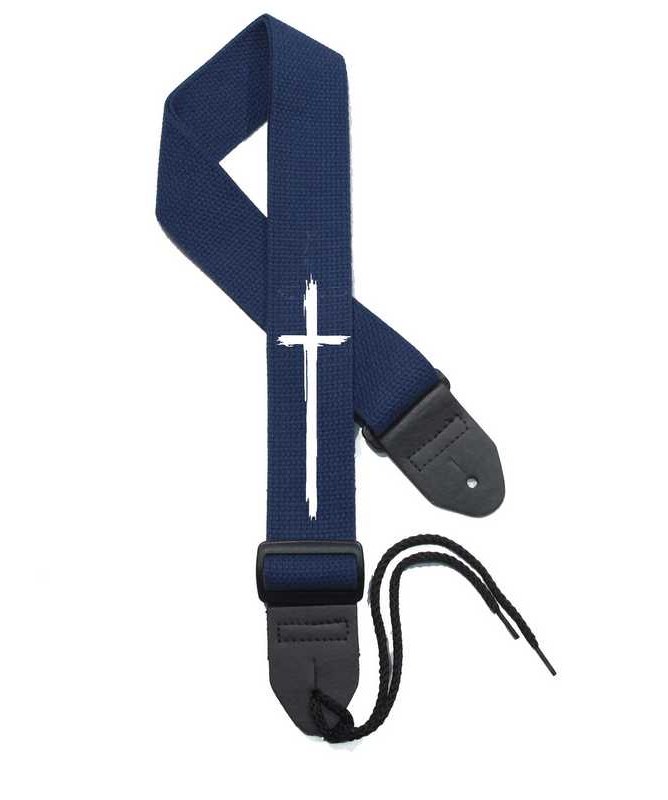 Navy Strap / White Cross